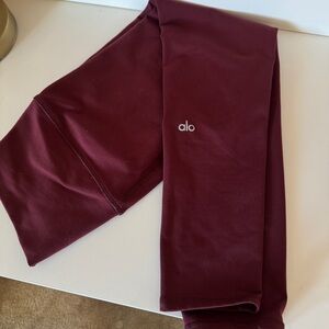 Alo Leggings Red / Maroon
